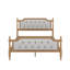Structure de lit de style traditionnel avec tête de lit tapissier capitonnée-1874800064-1874800079