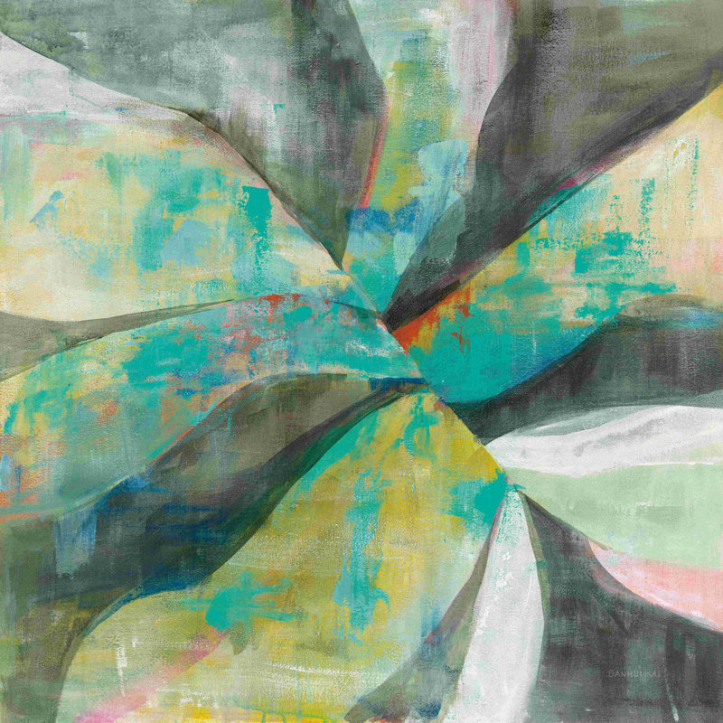 In The Valley Abstract II by Danhui Nai - Wrapped Canvas Print, 20" H x 20" W  , No Mat, Wrapped Canvas