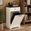 Armoire poubelle inclinable 10 gallons avec rangement à tiroirs pour le salon de cuisine