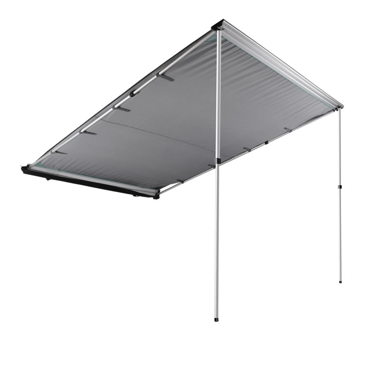Auvent latéral escamotable manuel avec gris Yescom, H 98,43 po x l 78,74 po x P 85,43 po