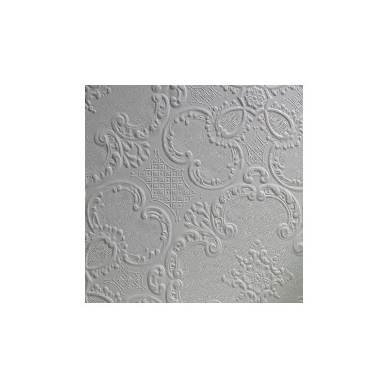 10m L x 52cm W Floral and Botanical 3D Embossed Roll Wallpaper