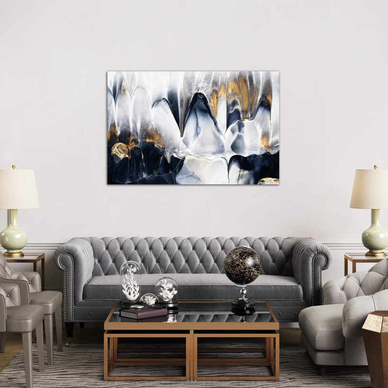 Abstract Flow II by Elisabeth Fredriksson - Print on Canvas, 101.6 cm H x 66.04 cm W x 1.91 cm D, No Frame