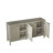 Devin 59" Modern Wood Storage Cabinet with Adjustable Shelves