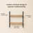 Willow Solid Wood & Metal 2-Tier Wall-Mounted Accent Shelf-1618163072