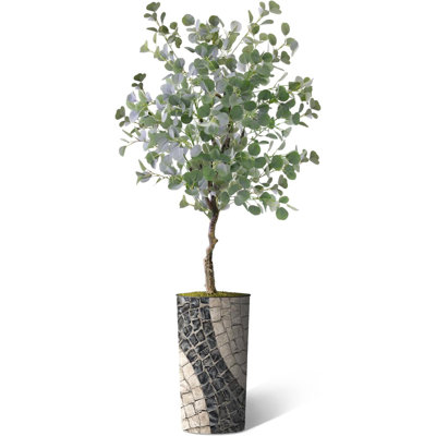 66'' Faux Eucalyptus Plant in Planter