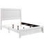 Lit double avec placage blanc, chambre à coucher, tête de lit, rails et sommier pour une chambre à coucher paisible et reposante en blanc, sommeil réparateur-1376804133-1376804132