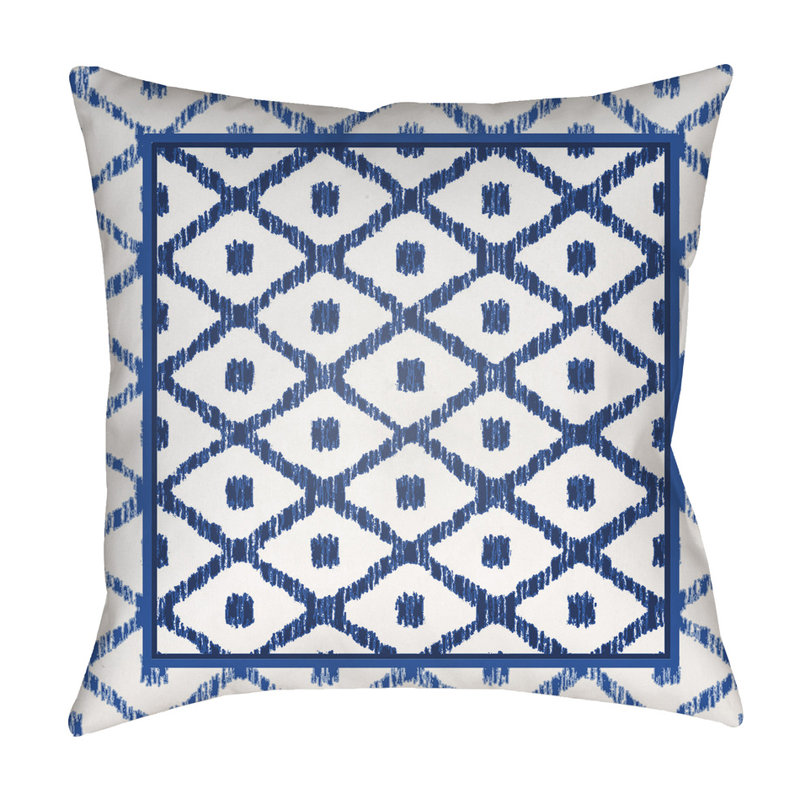  Indoor/Outdoor Throw Pillow, 18" H x 18" W x 4" D