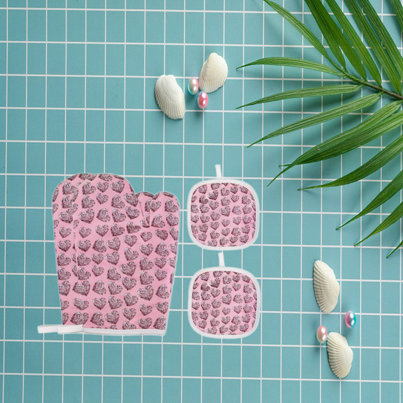 Norbi Potholder & Oven Mitt Set