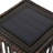 Steel Slim Round Rattan Solar Light-122621671