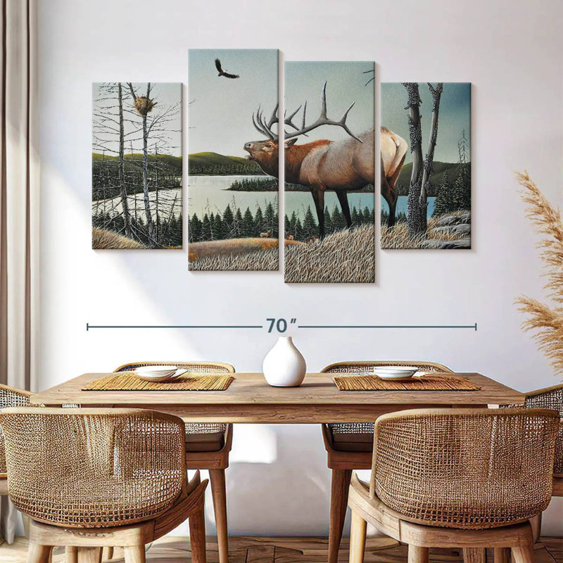 Brampt Bugling Elk, 42" H x 68" W