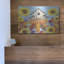 «Fall Birdhouse with Chickadees» par Deb Strain, art mural en métal-637078641