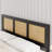 Rattan Bed Frame With Headboard-110712480-110712483