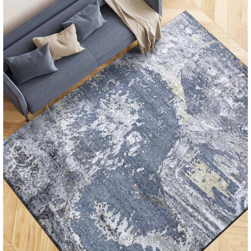 Abstract Area Rug, Rectangle 6' x 9'