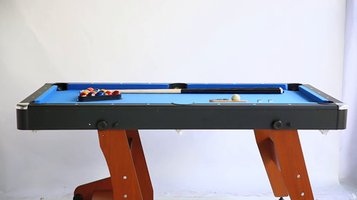 Rack Drogon mesa de bilhar dobrável de 1,5 m, Preto : : Esporte