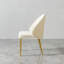 Chaise de salle à manger en acier inoxydable