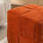 Ottoman Foot Rest Soft And Comfortable Ottoman Square Corduroy Woven Design Sofa Stool (Brown)-1417239943