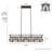 Langwood 6 Light Linear Chandelier-63573978