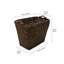 Hand Woven Wicker Laundry Basket with Handles