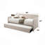 Lit de jour en tissu brouillard Jagger