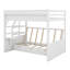 Lit superposé double avec escalier et 3 tiroirs, lit superposé pour enfants avec table de chevet convertible en lit de jour-117530991