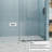 Frameless Shower Door, Tempered Glass Door With Explosion-Proof Coating-124898899
