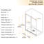 Gargy 69"-72"W x 78"H Frameless Double Sliding Shower Door with Dual Door Stops and 5/16" (8mm) Clear Tempered Glass-132723833-98222885