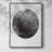 Graphite Moon I Framed Print - Solid Wood-1016661192