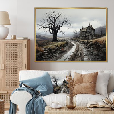 " Lonely House Country Road "