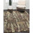 5x8 Brown Hand-Knotted Wool Striated Earth Tones Harshang Crab Modern Contemporary Carpet Rug