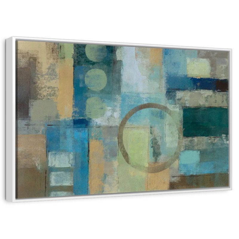 Point focal, Cadre flottant blanc, 13 po x 9 po