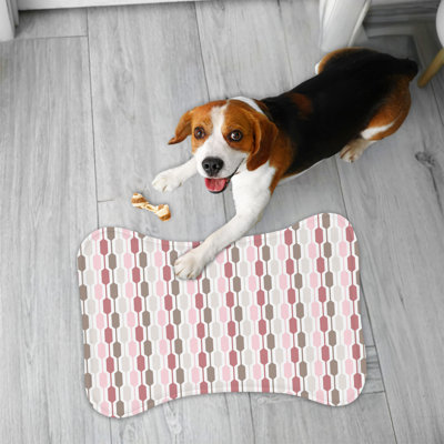 Tapis rose et vert harmonie - 1 pièce