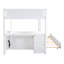 Lit superposé double avec lit gigogne simple, rangement et bureau, blanc-2040709154-2040709155