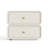 Modern Double Drawer Nightstand, Smooth Leather Surface Beside Table, Upper Layer can Rotate Freely, Three Colors are Optional.-123431542