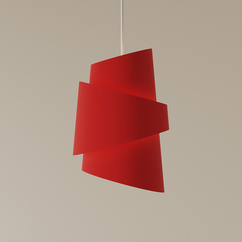 Croissant Pendant Light, White, Poppy