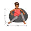 Fauteuil à billes pour enfants, adolescents et adultes - Rempli de perles souples, comprend une housse amovible et lavable à la machine - Plusieurs couleurs, tailles et tissus, y compris nylon doux et toile avec motifs-1446479214-1444740244