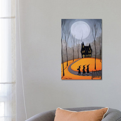 « Three Little Witches » par Debbie Criswell, reproduction d’art