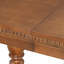 Ensemble de table de salle à manger 7 pièces en bois massif pour table de salle à manger extensible de 6 à 58 à 76 po avec 6 chaises rembourrées à dossier ovale, table de cuisine de ferme et ensemble de chaises pour salle à manger, noyer