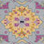 Blokzijl Oriental Tufted Blue/Pink/Yellow Area Rug-33150962