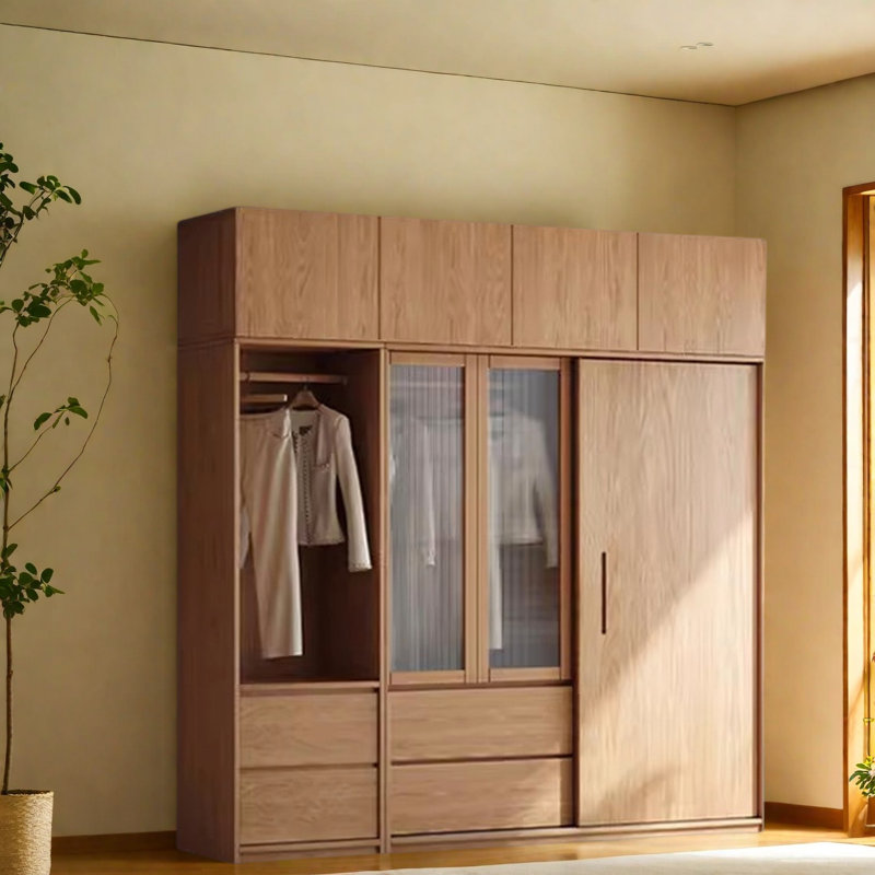Armoire simple et multifonctionnelle, H 98,43 po x l 78,74 po x P 23,62 po