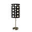 Lampe de table 33 po en métal de style rétro avec abat-jour-614121004