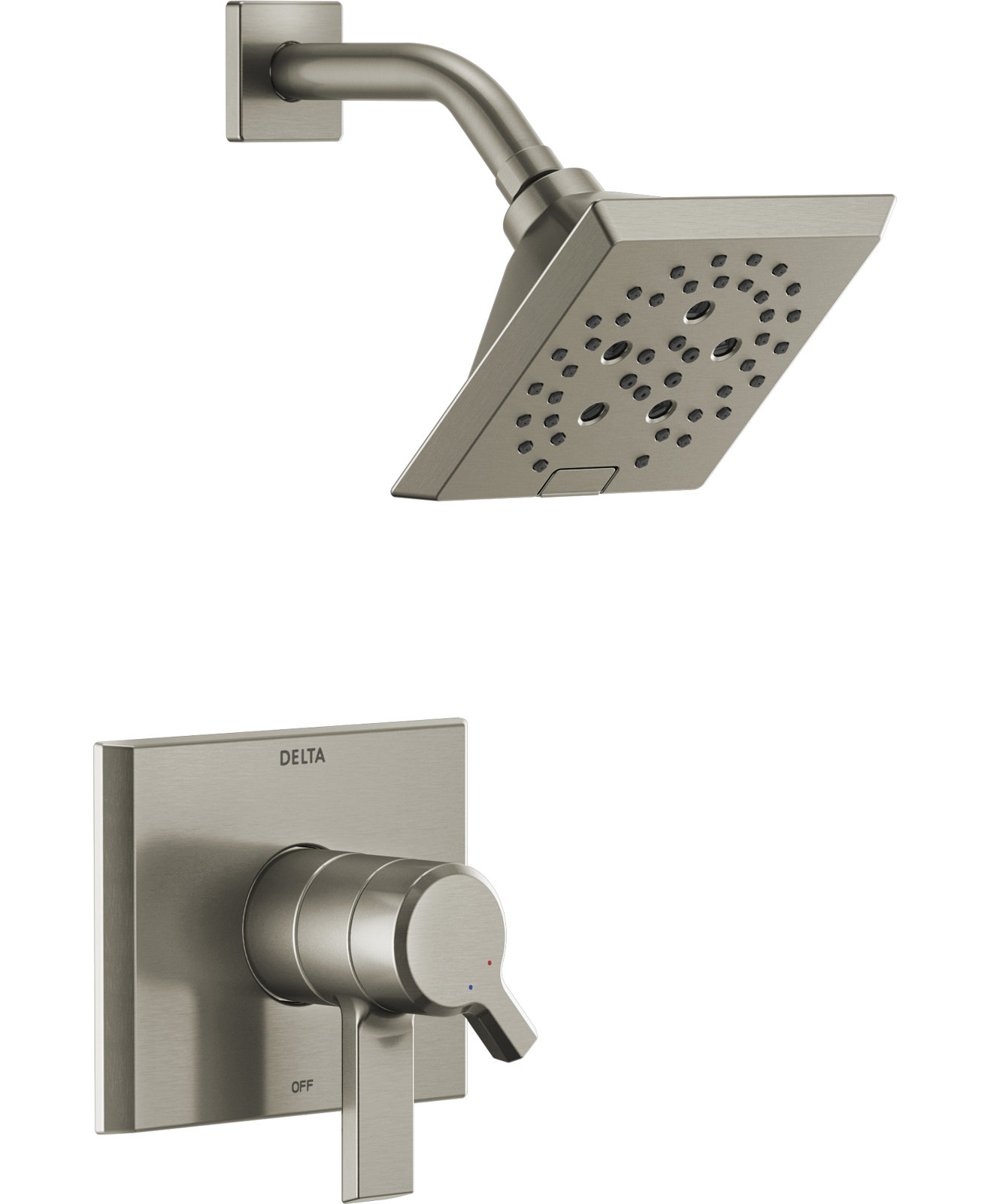 Pivotal® H2Okinetic® Shower Faucet, Brushed Nickel