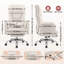 Chaise de bureau de direction ergonomique en velours avec accoudoirs rabattables-1887231354