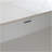 37 Inch Marble Vanity Top, Bathroom Vanity Top With Undermount Rectangular Middle Sink And 4" Height Backsplash, Pre-Drilled  Faucet Hole  Vanity Top, Carrara White With Veins