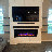 The Sideline Electric Fireplace for Recessed or Wall Mount Installation-92164469-92119489