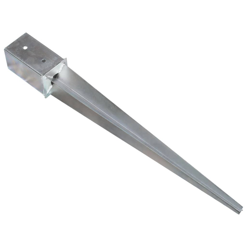 Pontianak Silver Metal Fencing, 76cm H xn 8cm W x 8cm D