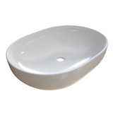 Ceramic Oval Vessel Bathroom Sink