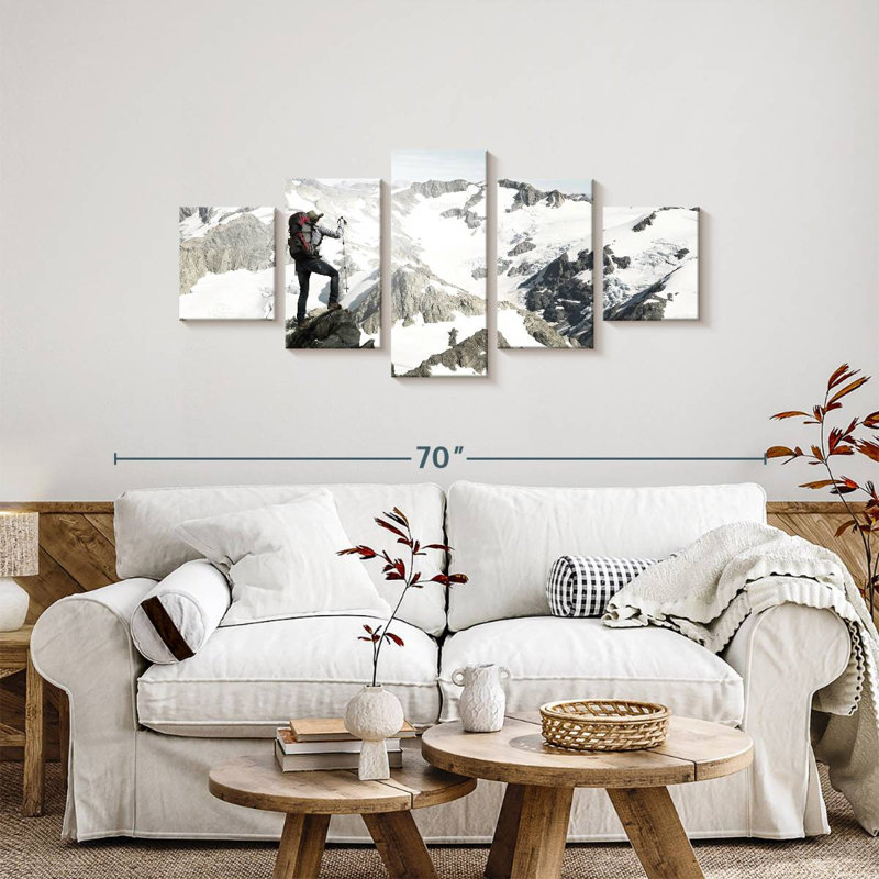 Mountain Climbing, 24" H x 55" W