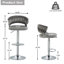 Christal Height Adjustable Swivel Bar Stool-1375142093-1375142089