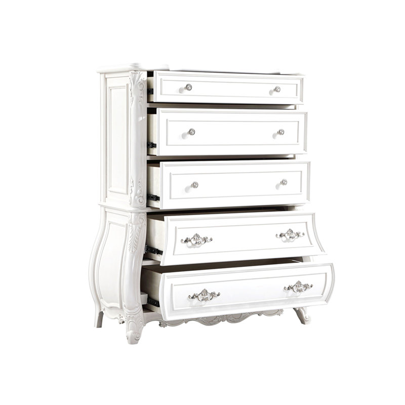 Commode 5 tiroirs en bois