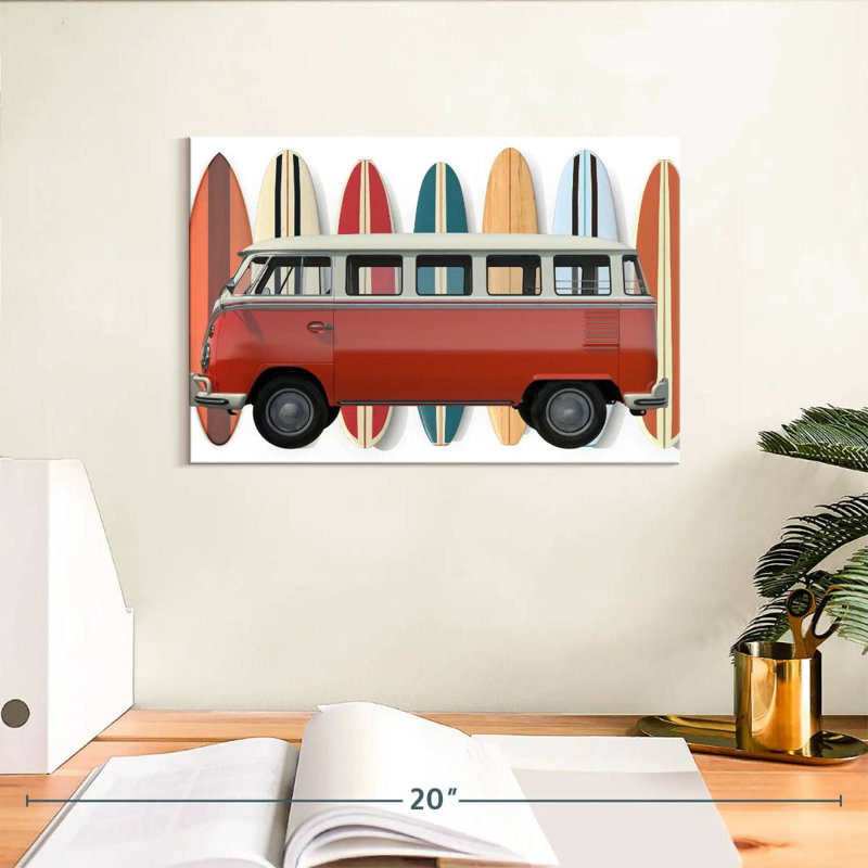 Mehar Surfer Van, 8" H x 12" W